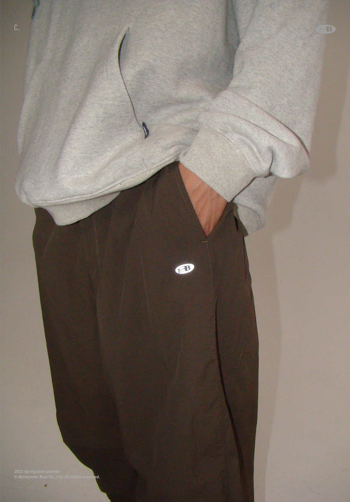 FUNCTIONAL WIND PARACHUTE PANTS N47482