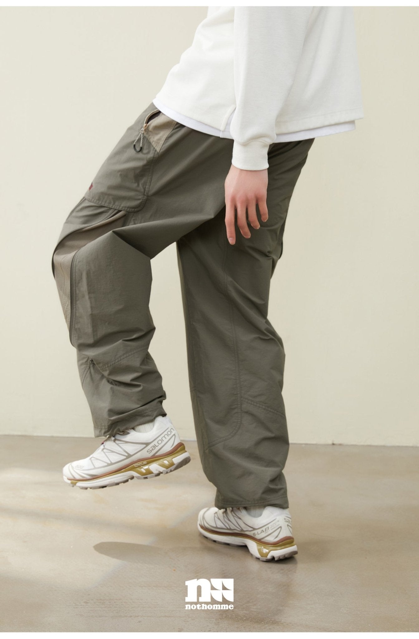 MOUNTAIN OUTDOOR BLOCK PANTS ZIP N66477