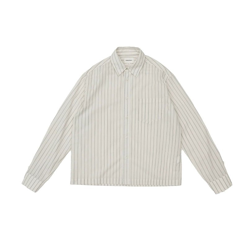 cleanfitストライプシャツ C44217