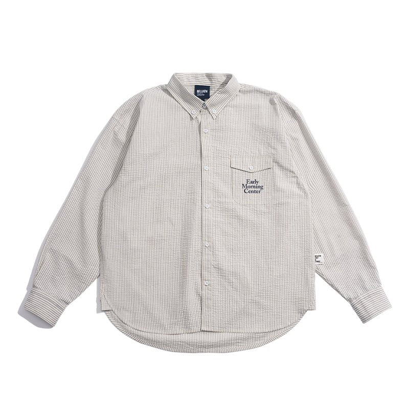 LOOSE CLASSIC STRIPED SHIRT, LONG SLEEVES B90034