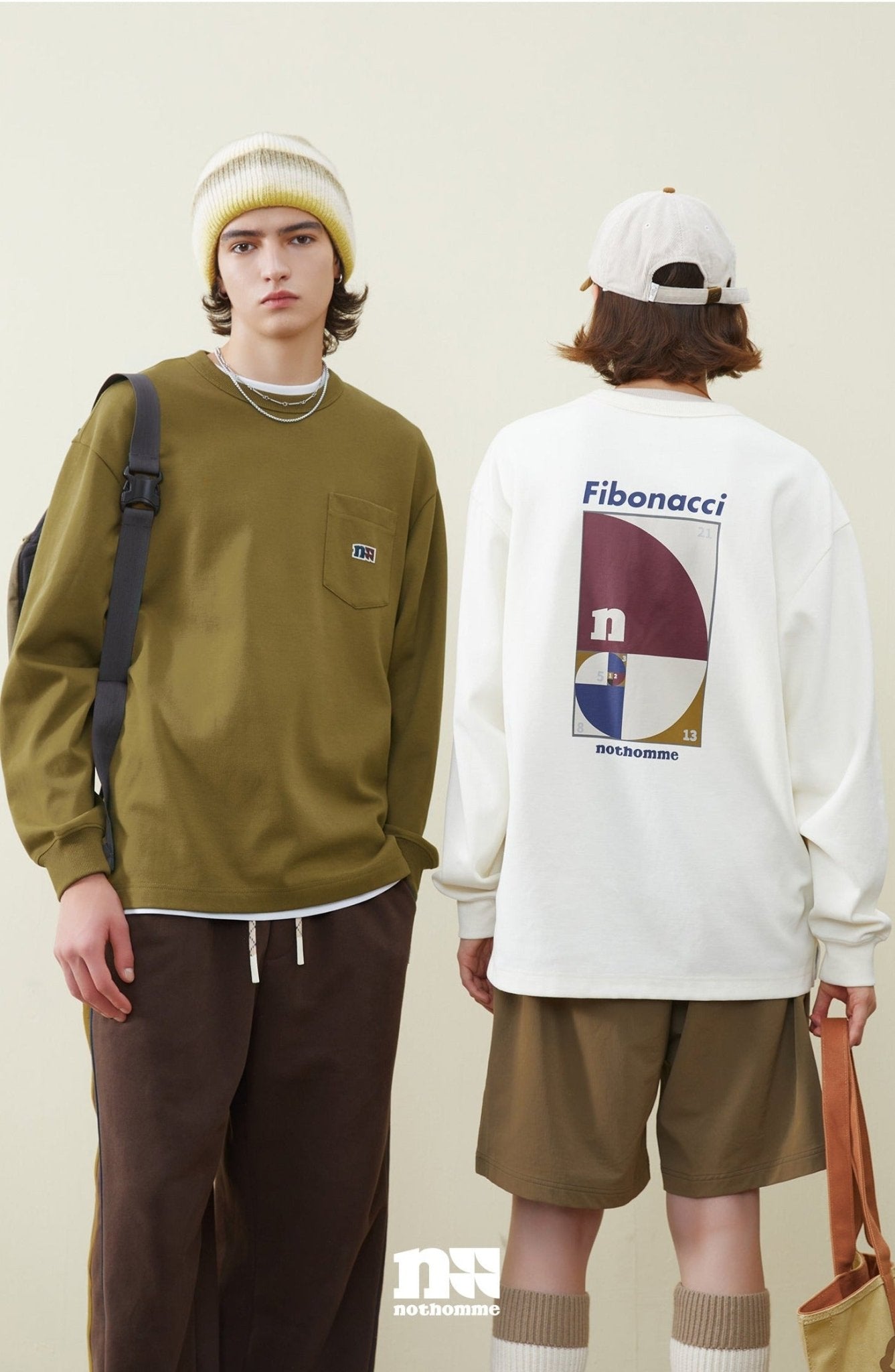LOOSE SHIRT LOGO LONG SLEEVE T-SHIRT N44348