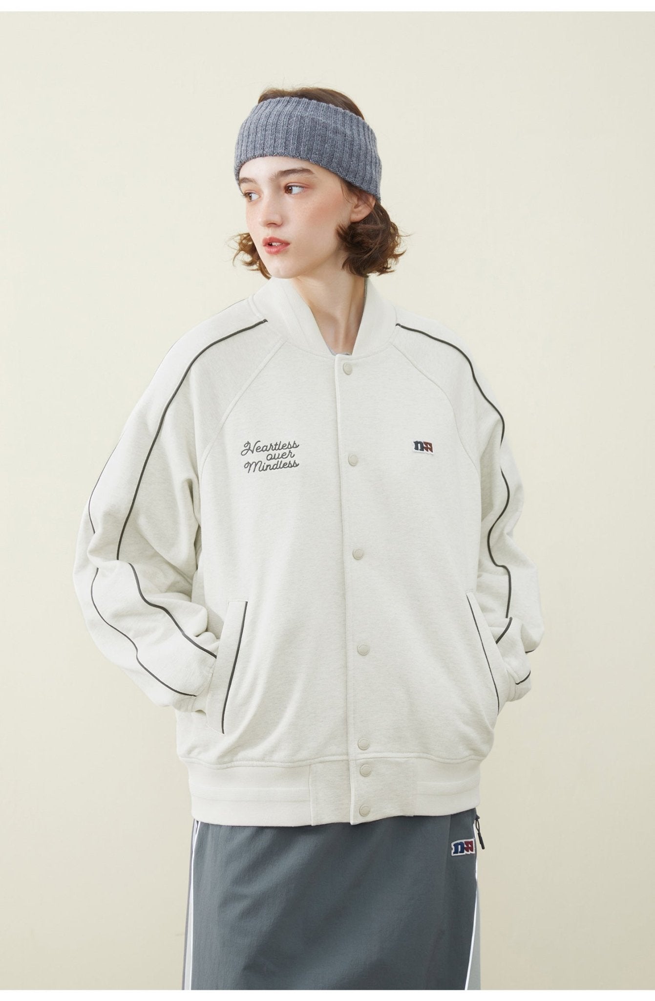 BASEBALL SWEATER JACKET N92888