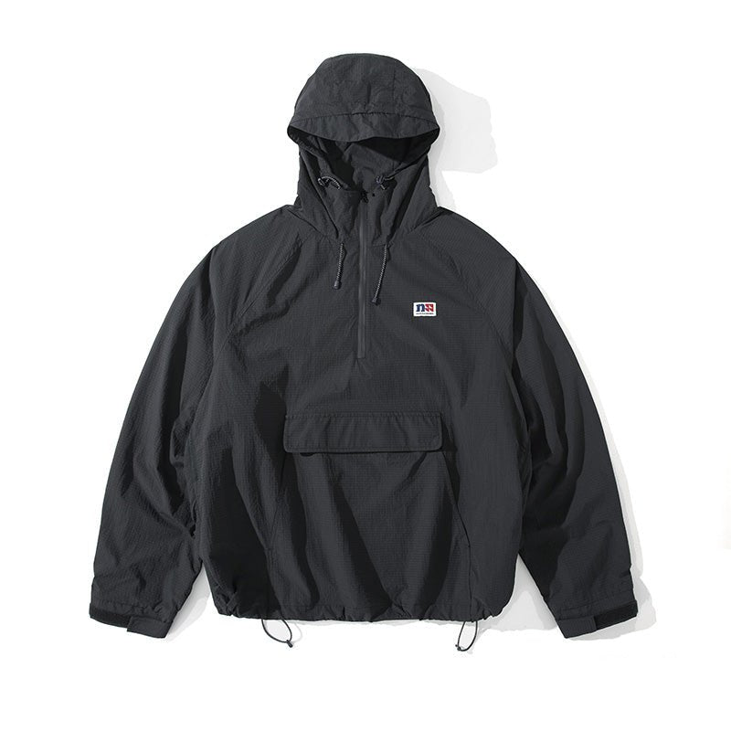 HALF OPEN COLLAR HOODED JACKET UPF50+ N22257