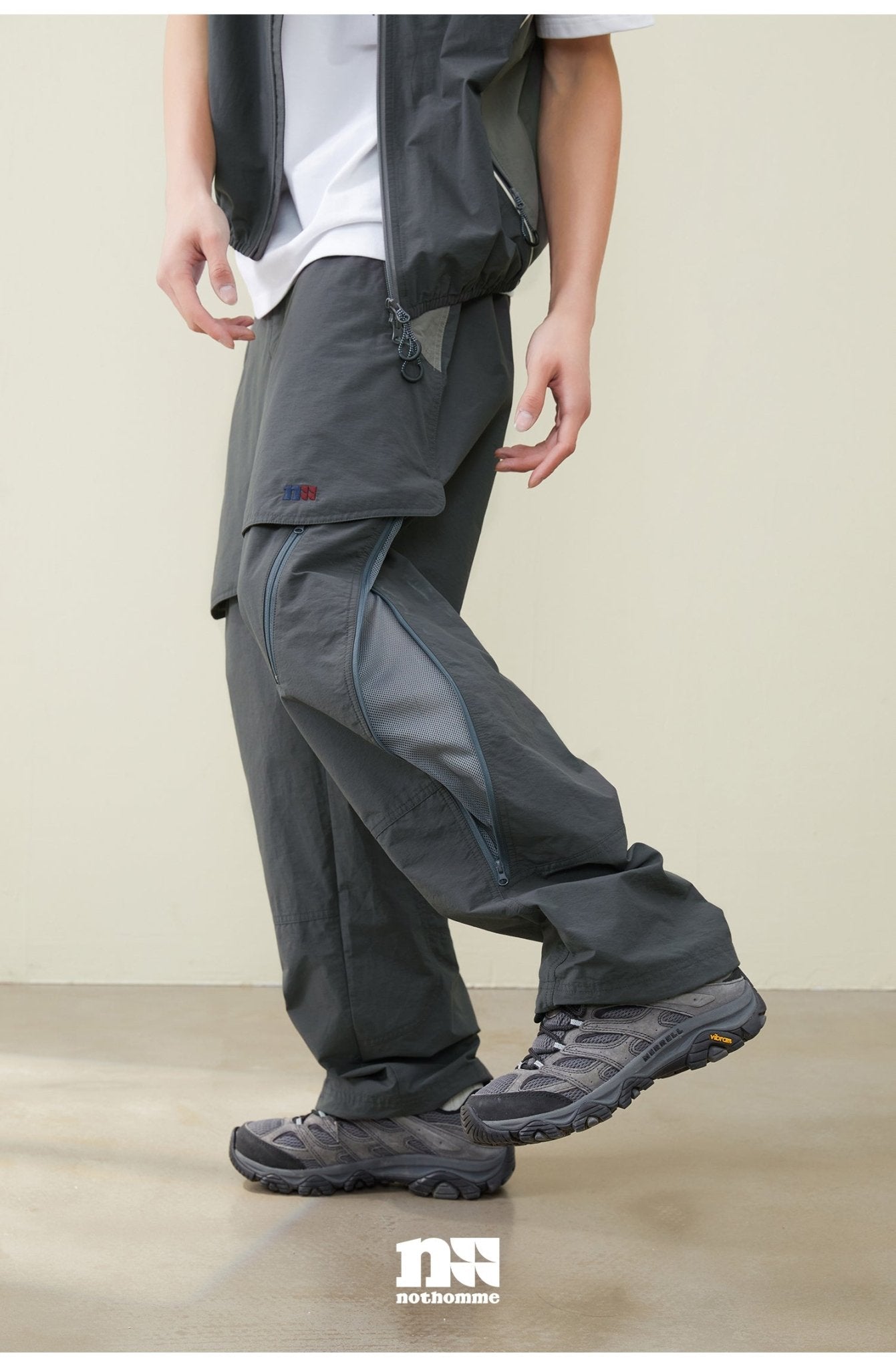 MOUNTAIN OUTDOOR BLOCK PANTS ZIP N66477