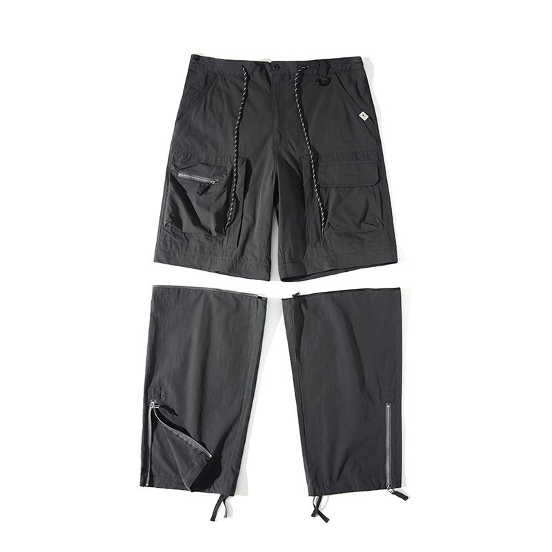 WASHED WORKWEAR DETACHABLE PARACHUTE PANTS N39332