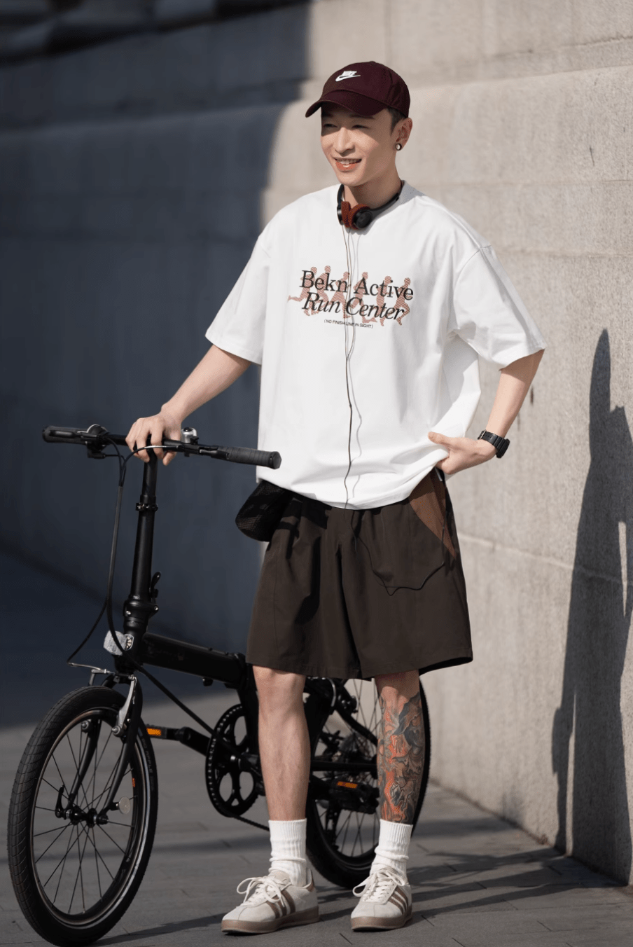 ソロナレトロスポーツランニング半袖Tシャツ B042815