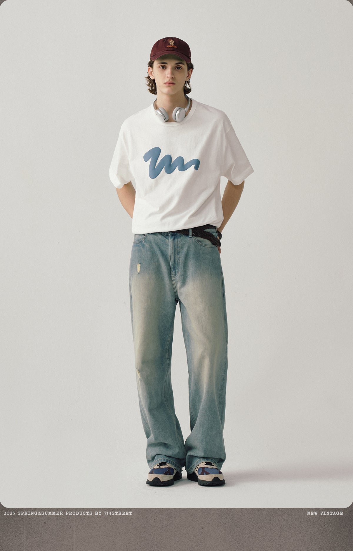 ブランドプリント半袖Tシャツ S050115