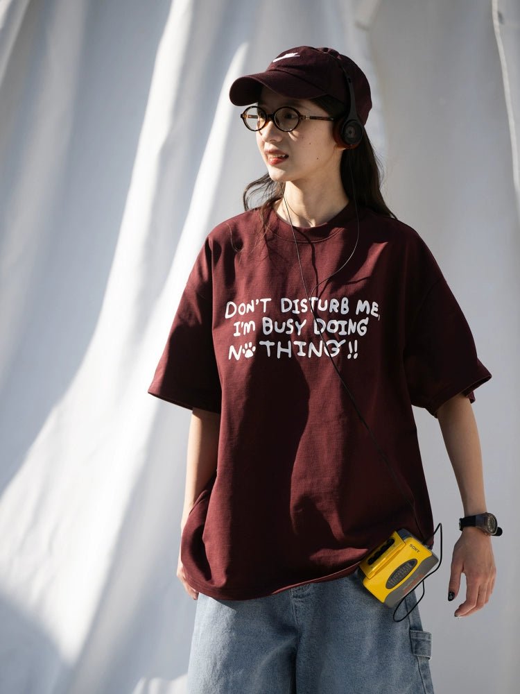 ヘビーコットンカジュアル半袖Tシャツ B08064