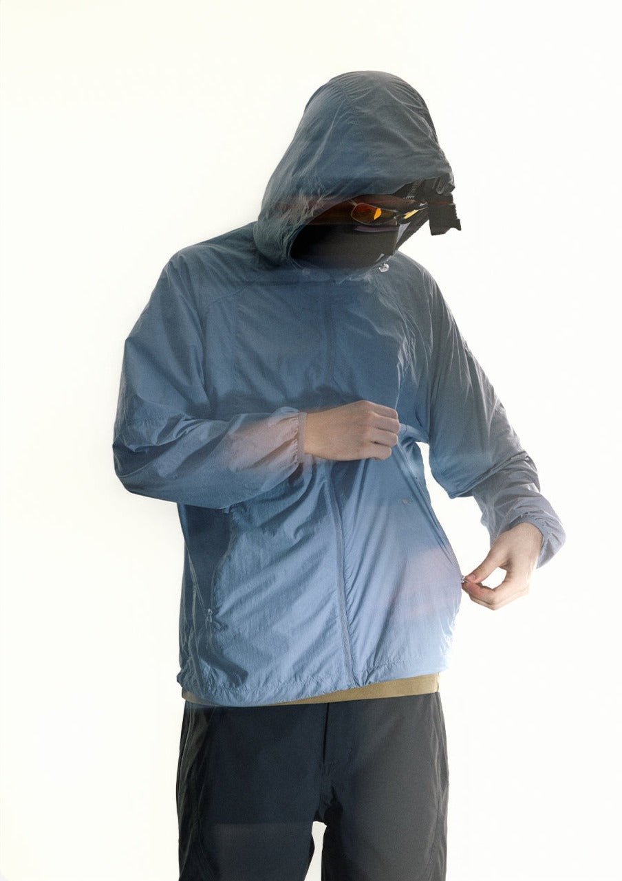 速乾性クールスキン衣類抗UV軽量日焼け防止ジャケット N06274