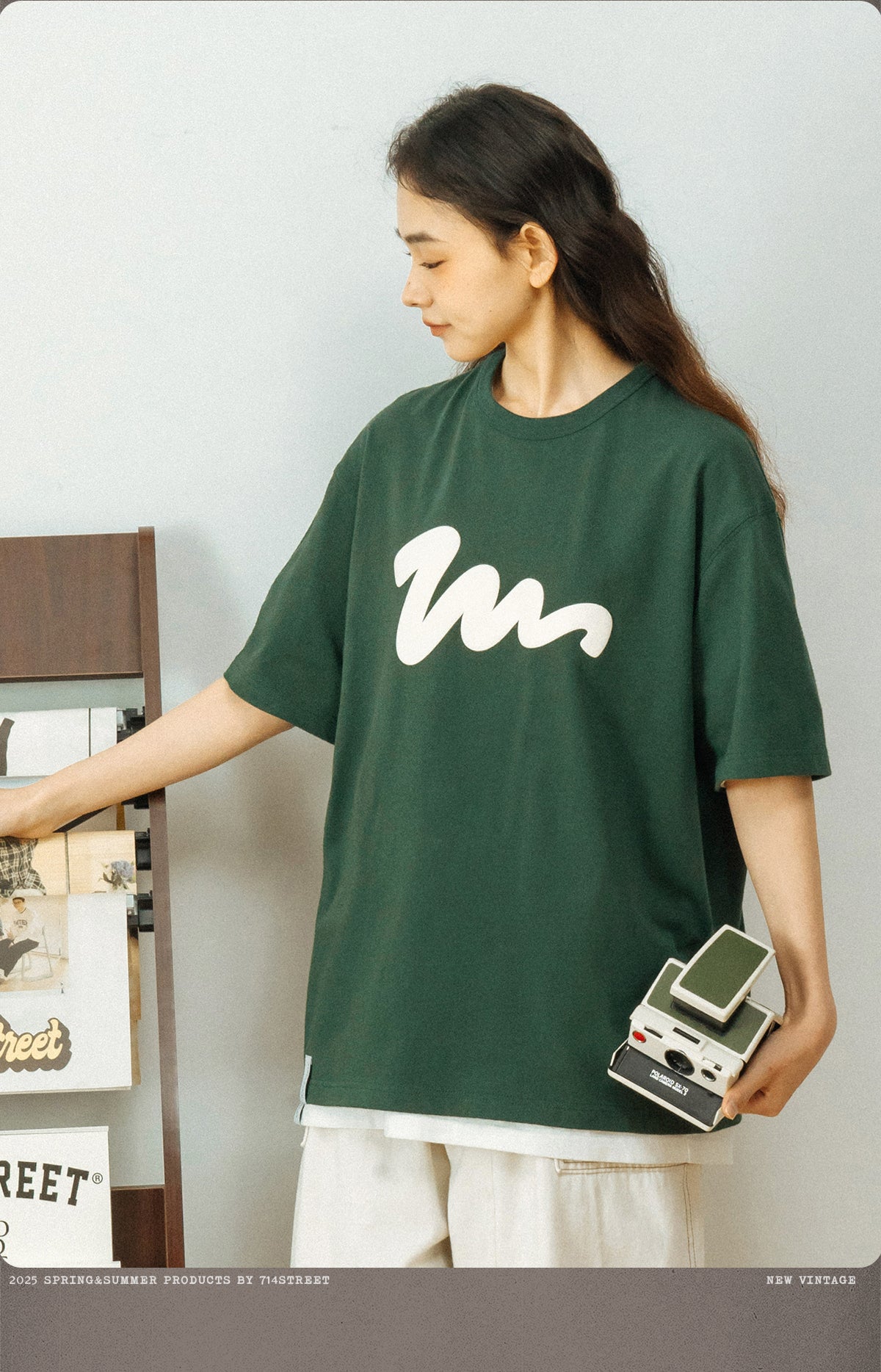 ブランドプリント半袖Tシャツ S050115