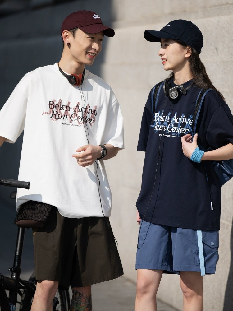 ソロナレトロスポーツランニング半袖Tシャツ B042815