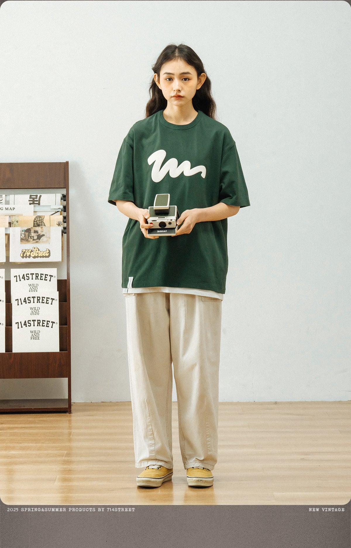ブランドプリント半袖Tシャツ S050115