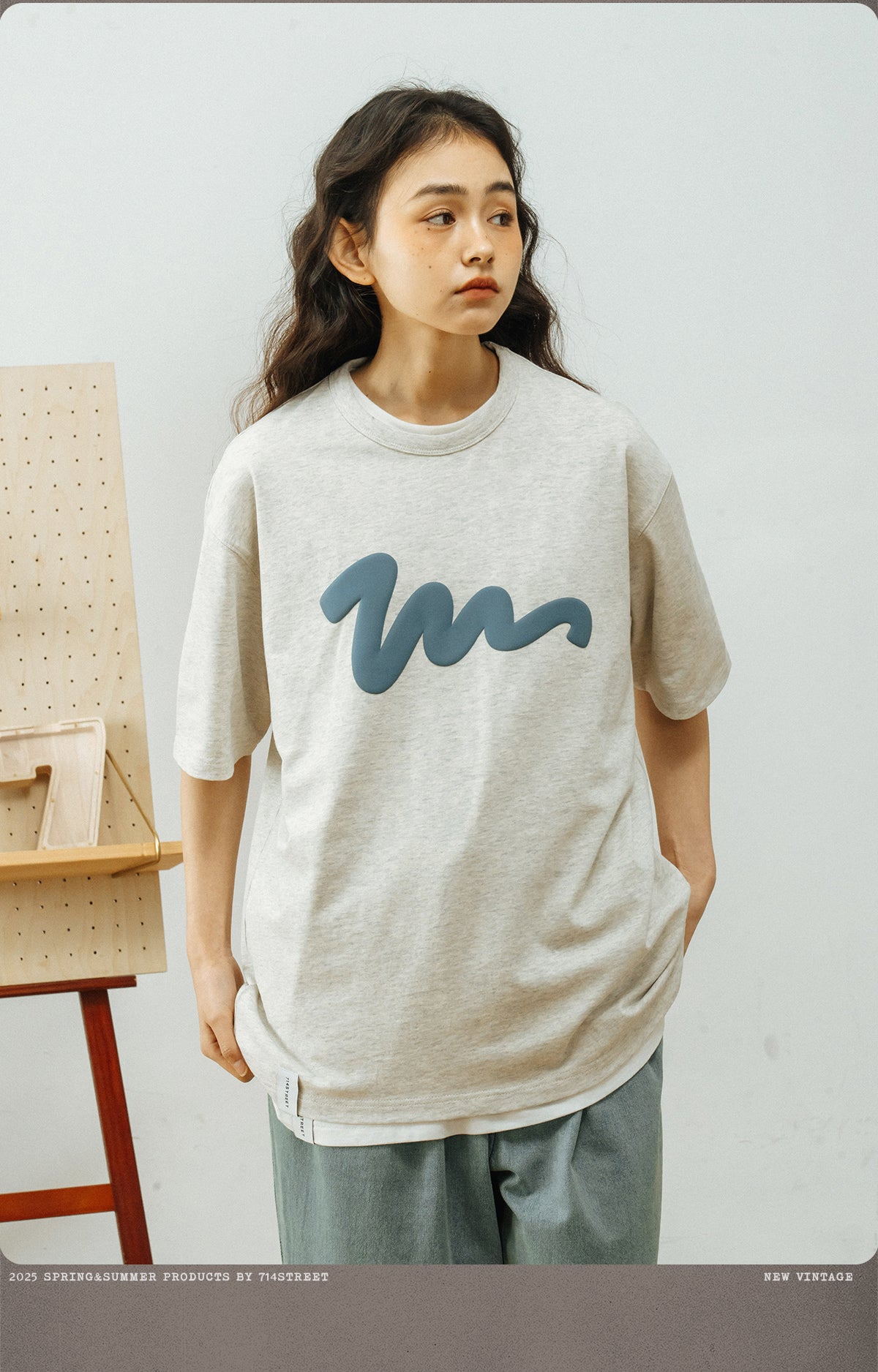 ブランドプリント半袖Tシャツ S050115