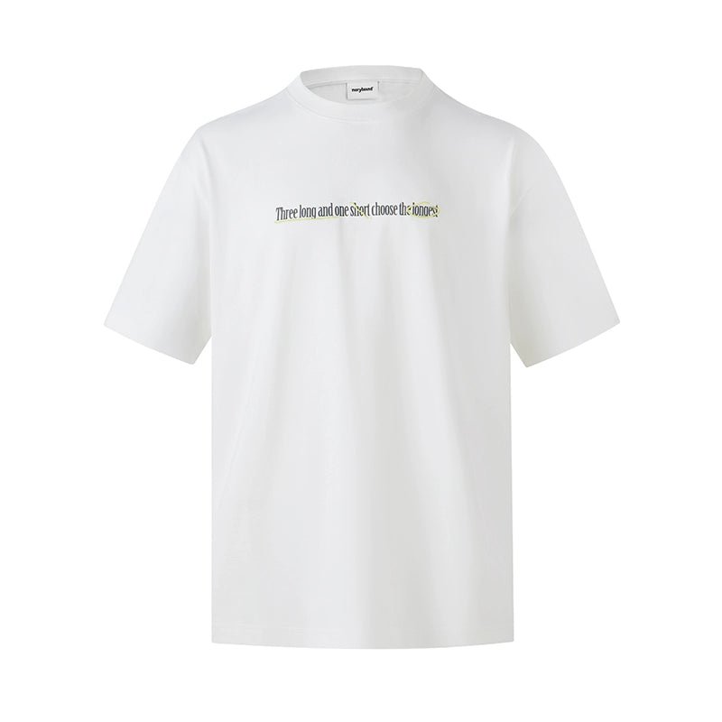 刺繍クルーネックTシャツ N06276