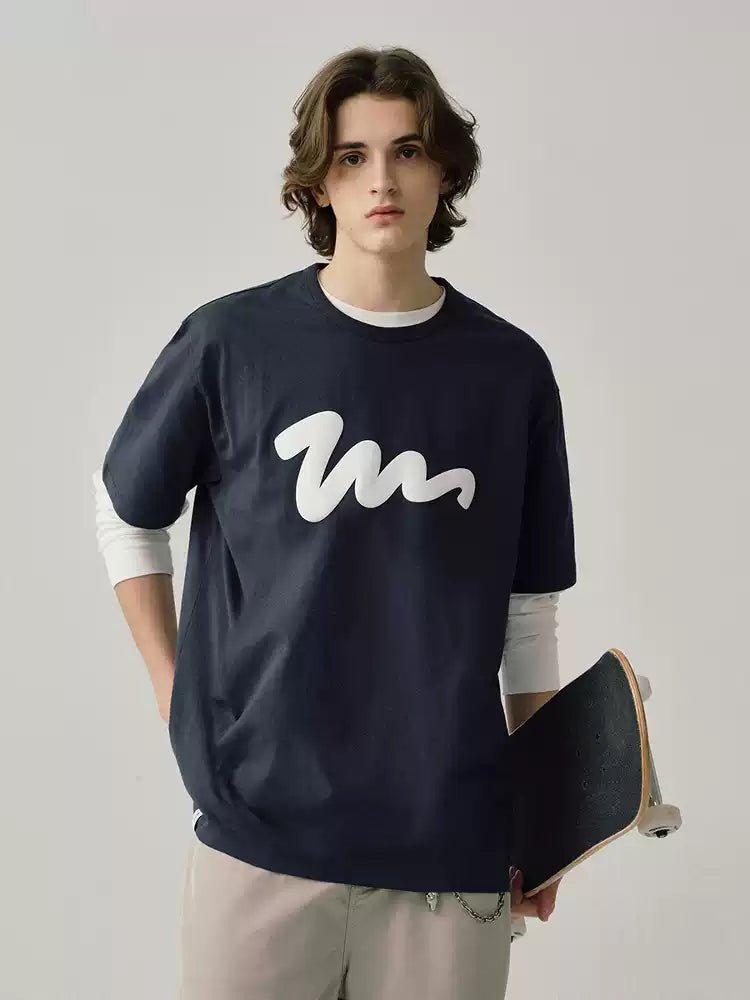 ブランドプリント半袖Tシャツ S050115