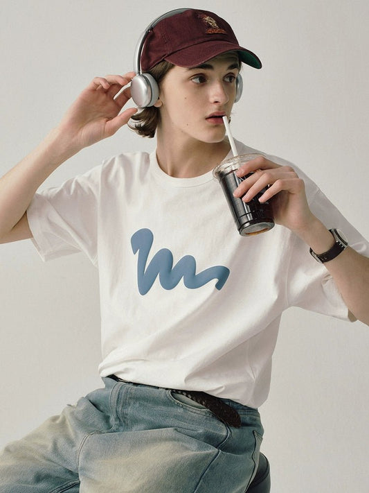 ブランドプリント半袖Tシャツ S050115