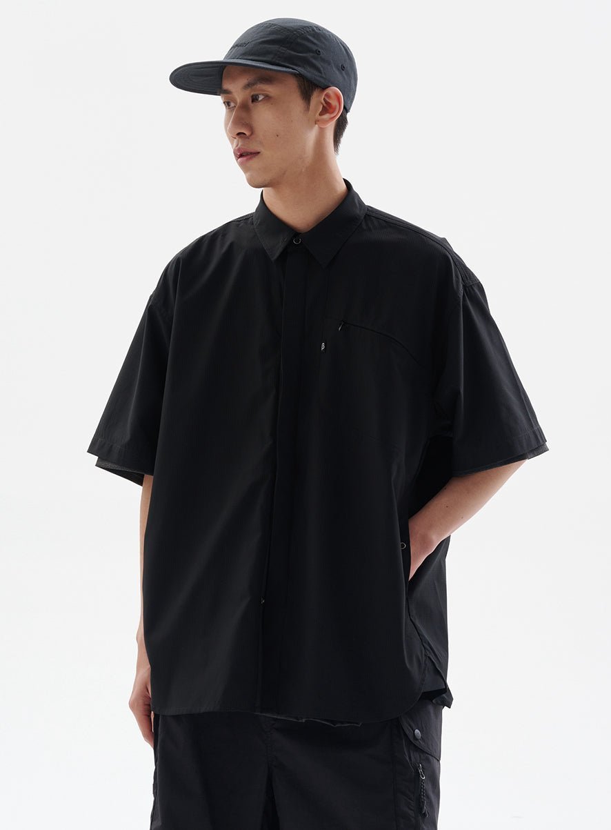 SLEEVE POCKET SHORT-SLEEVED SHIRT B76664