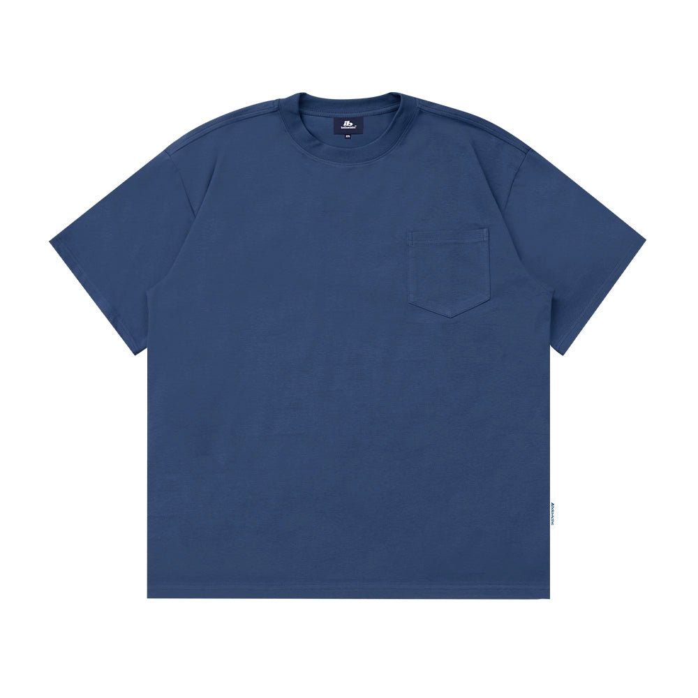 BELLKENIDEA 7A Antibacterial Cooling Technology Basic Solid Color Pocket Solona Sunscreen Loose Sleeve T-Shirt B04284