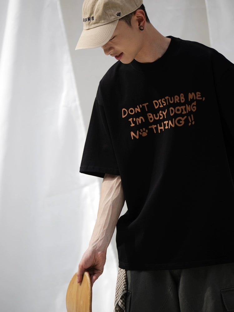 ヘビーコットンカジュアル半袖Tシャツ B08064