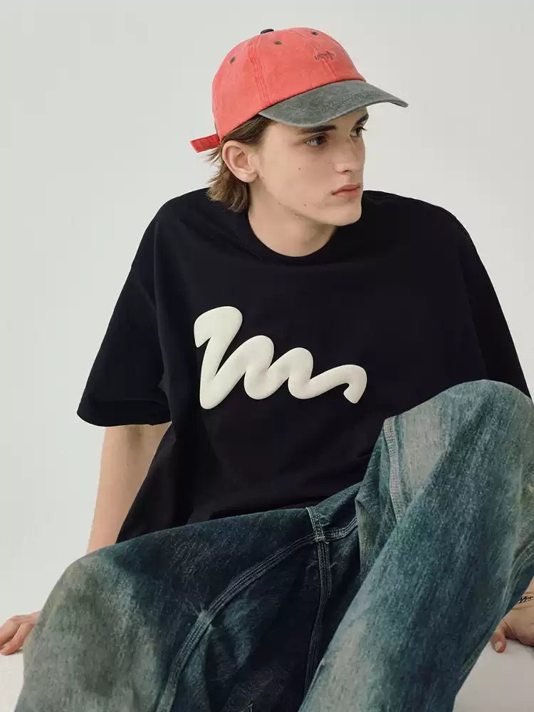 ブランドプリント半袖Tシャツ S050115