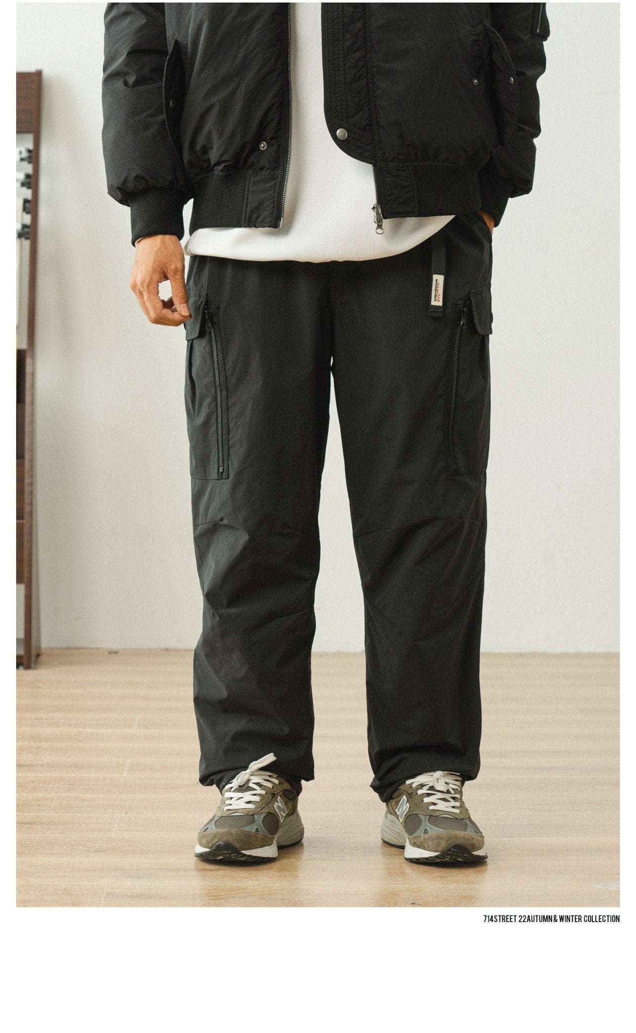 STRAIGHT CASUAL PANTS 73189